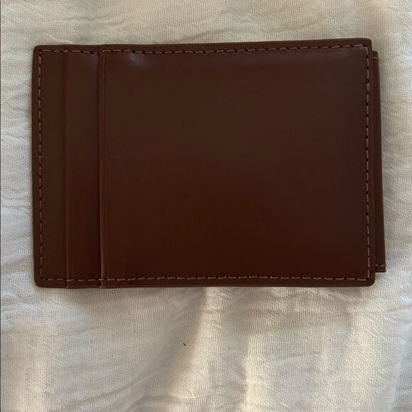 Tommy Bahama Magnetic Money Card holder Leather Wallet, Brown, NWT - Picture 8 of 9